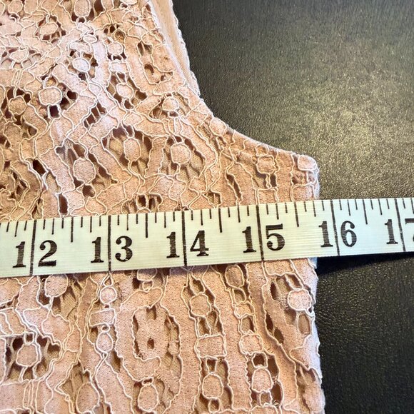 Altar’d State Pink Lace Fit & Flare Dress L - Picture 7 of 10